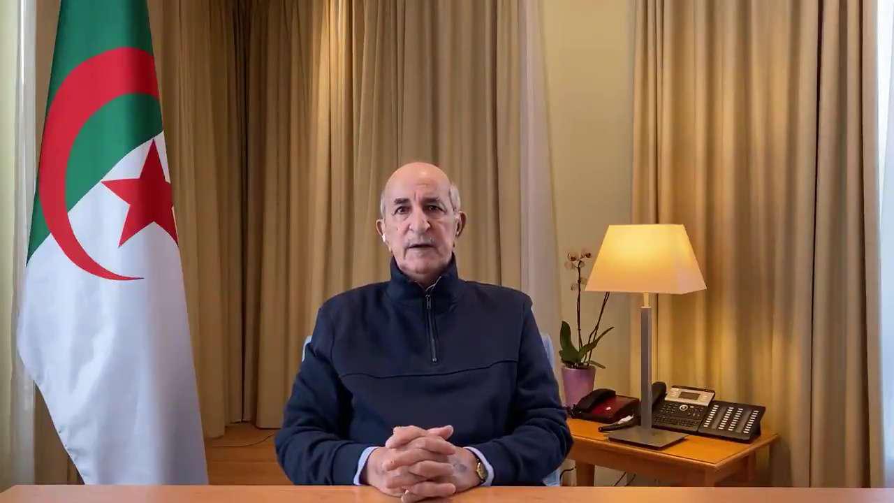 الرئيس الجزائري عبدالمجيد تبون