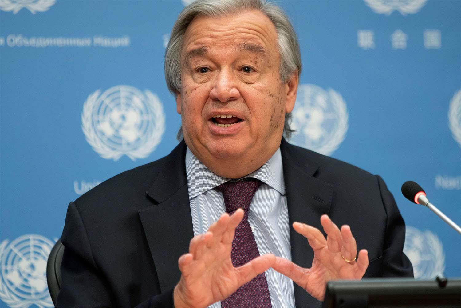 UN Secretary-General Antonio Guterres 