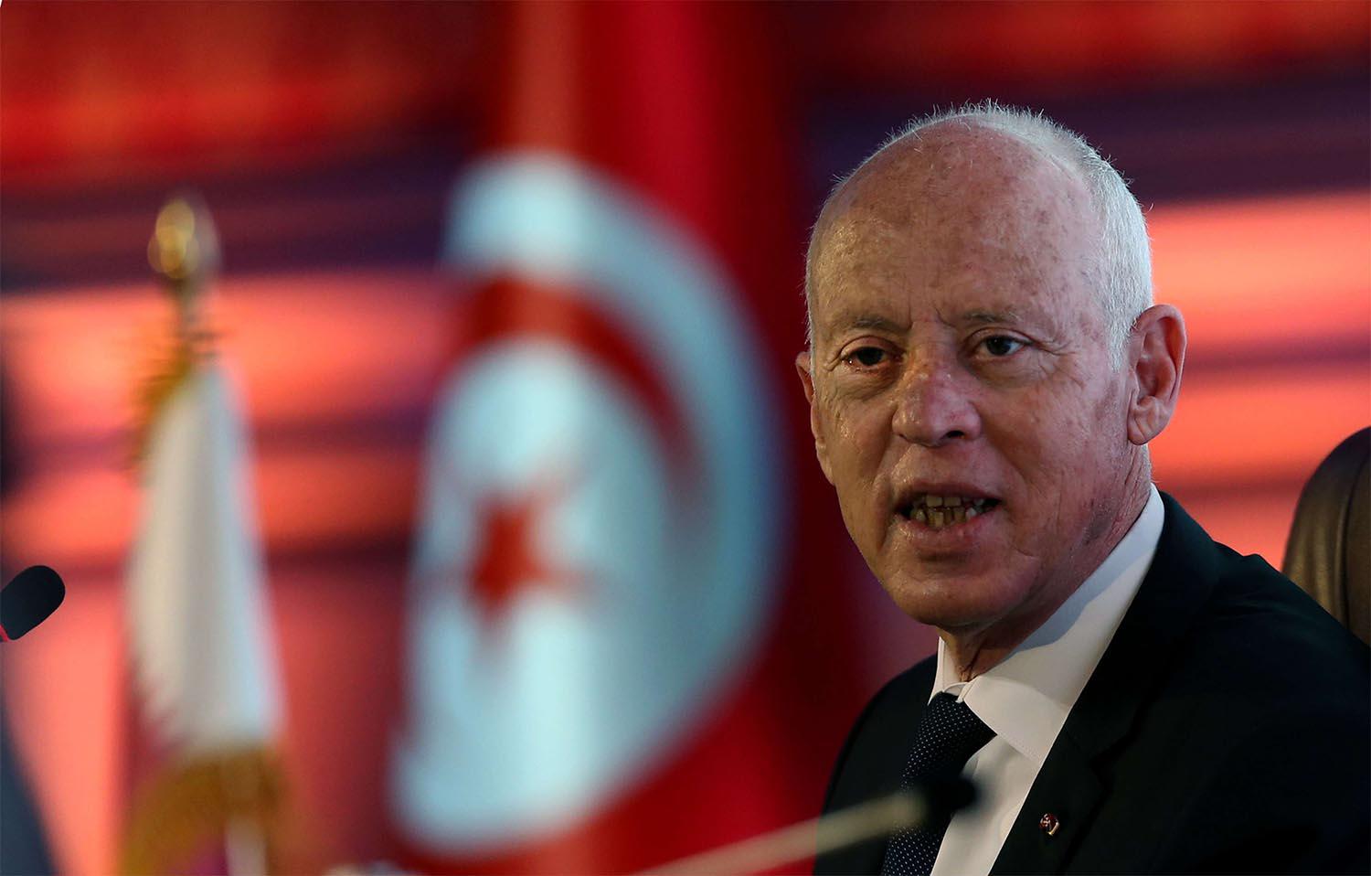 Tunisian President Kais Saied