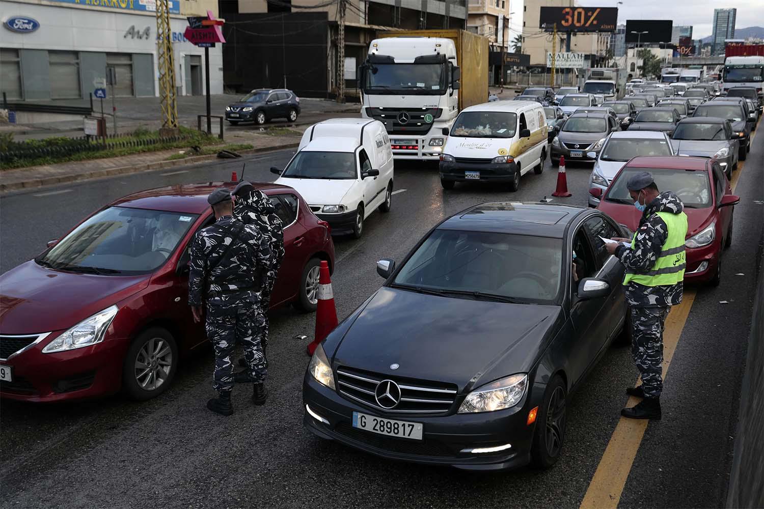 Authorities came under pressure to take a tougher approach after Lebanon's hospitals ran out of beds
