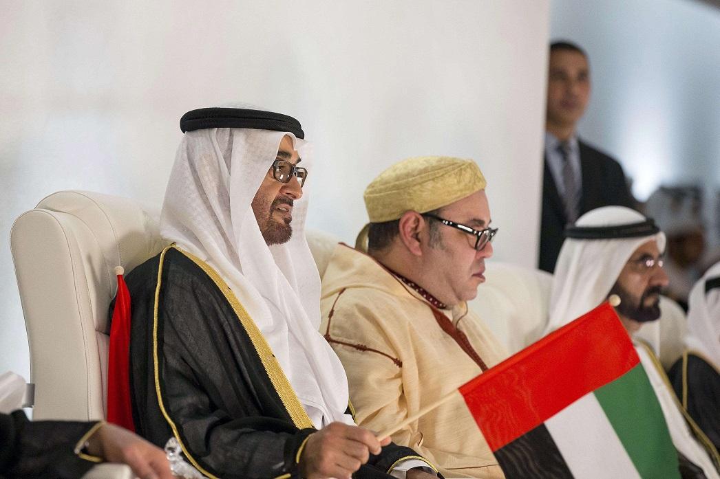 العاهل المغربي محمد السادس وولي عهد إمارة أبوظبي الشيخ محمد بن زايد آل نهيان