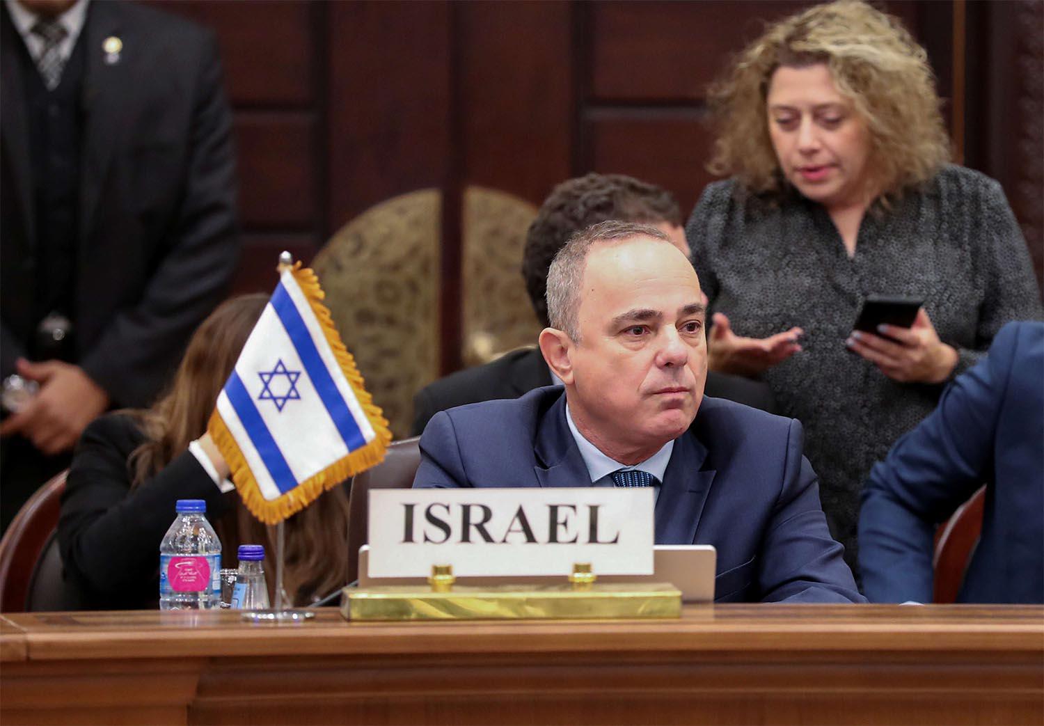 Israel's Energy Minister Yuval Steinitz 