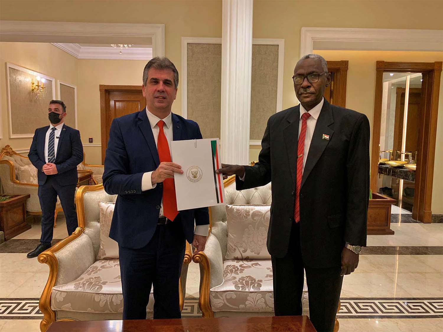 The two sides discussed water, aviation, transportation, health and technology cooperation, as well as security and strategic affairs
