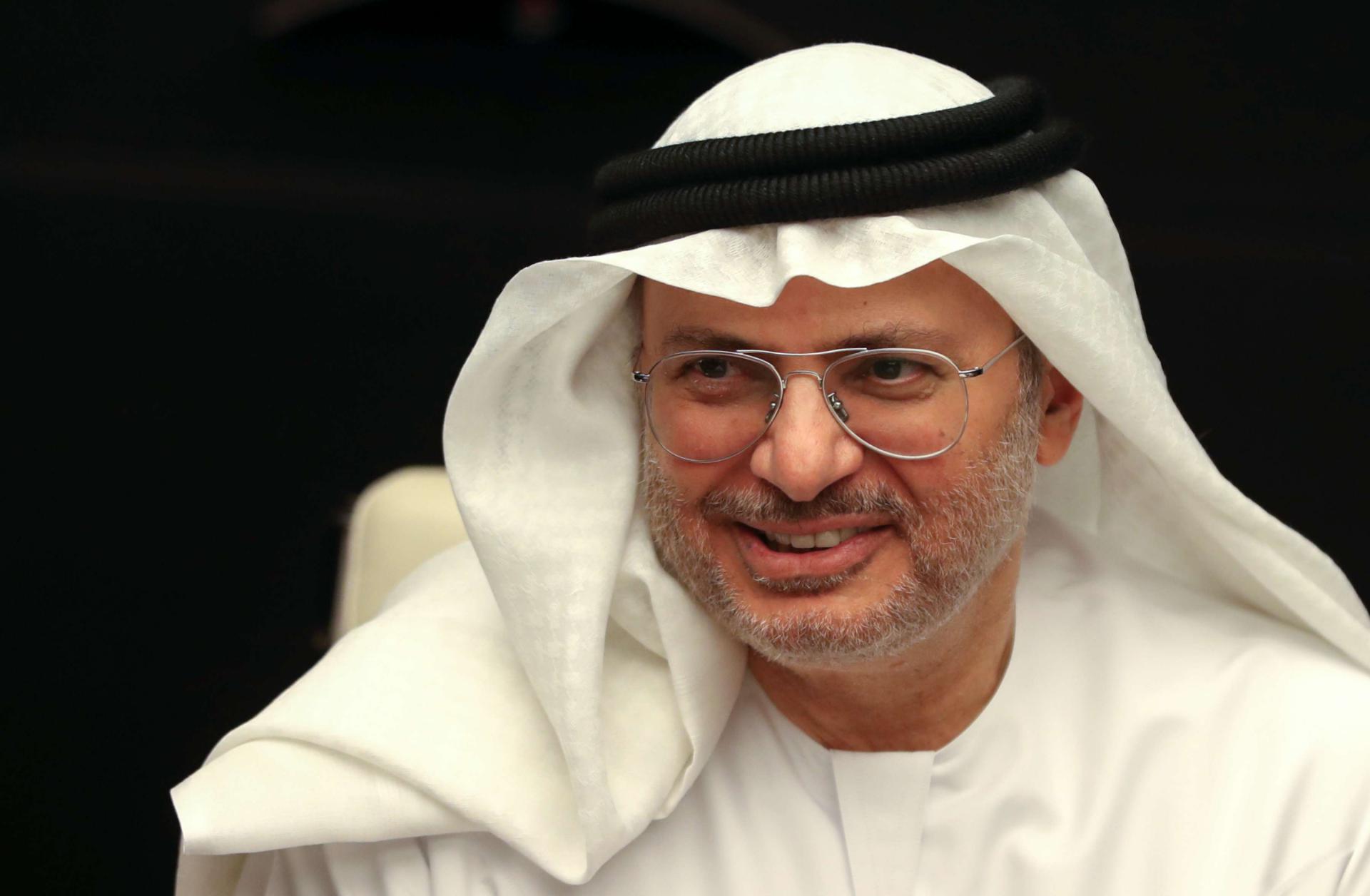 المستشار الدبلوماسي لرئيس دولة الإمارات أنور قرقاش