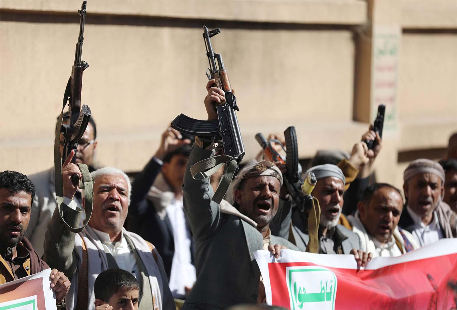 The United States is deeply troubled by continued Huthi attacks