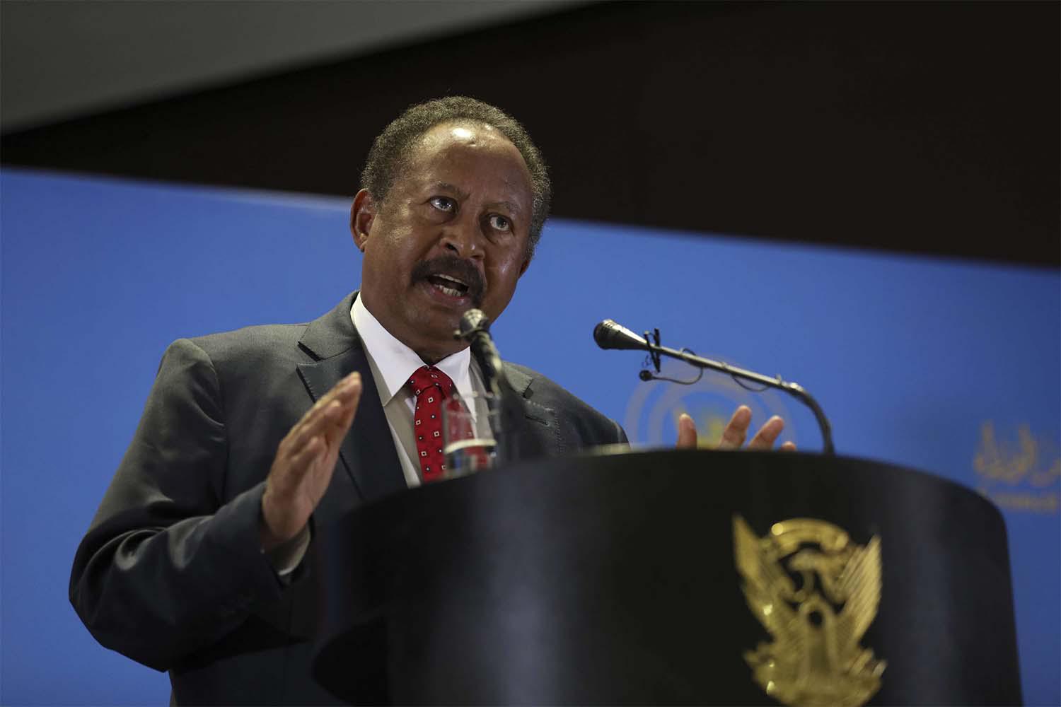 Sudan's prime minister Hamdok
