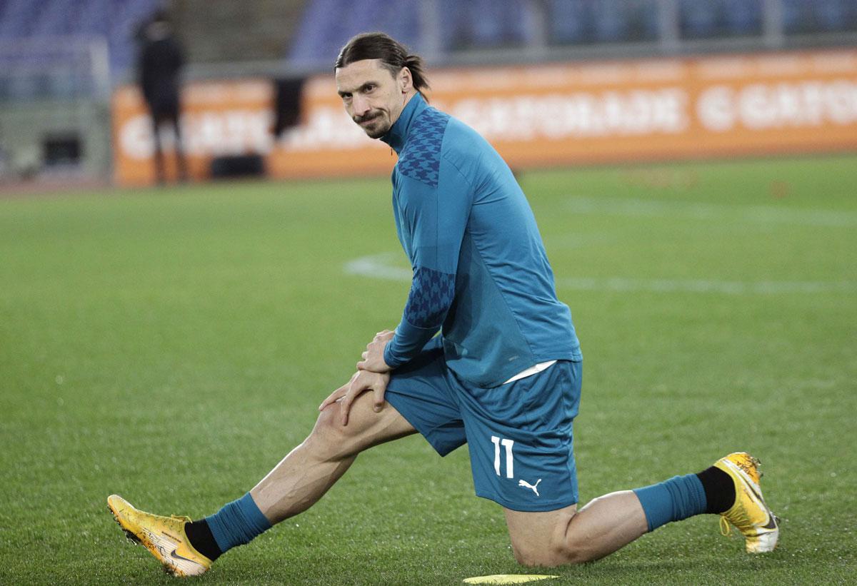 النجم السويدي المخضرم تعافى من اصابة عضلية