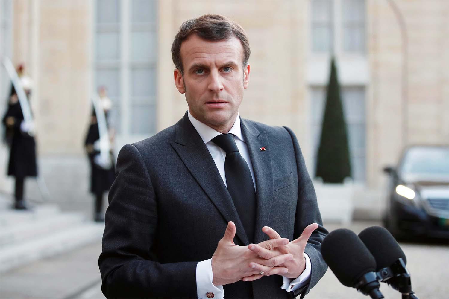 French President Emmanuel Macron 