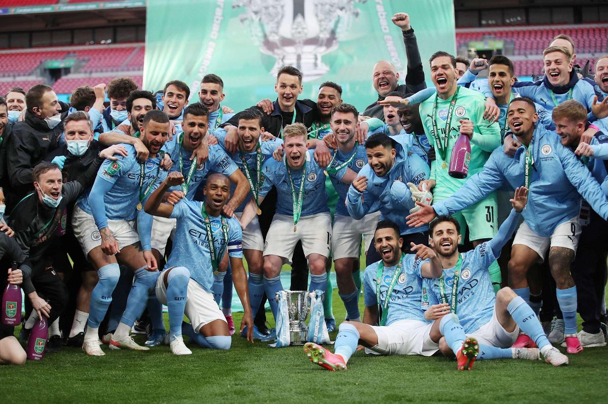تتويج مانشستر سيتي بكأس الرابطة الانكليزية