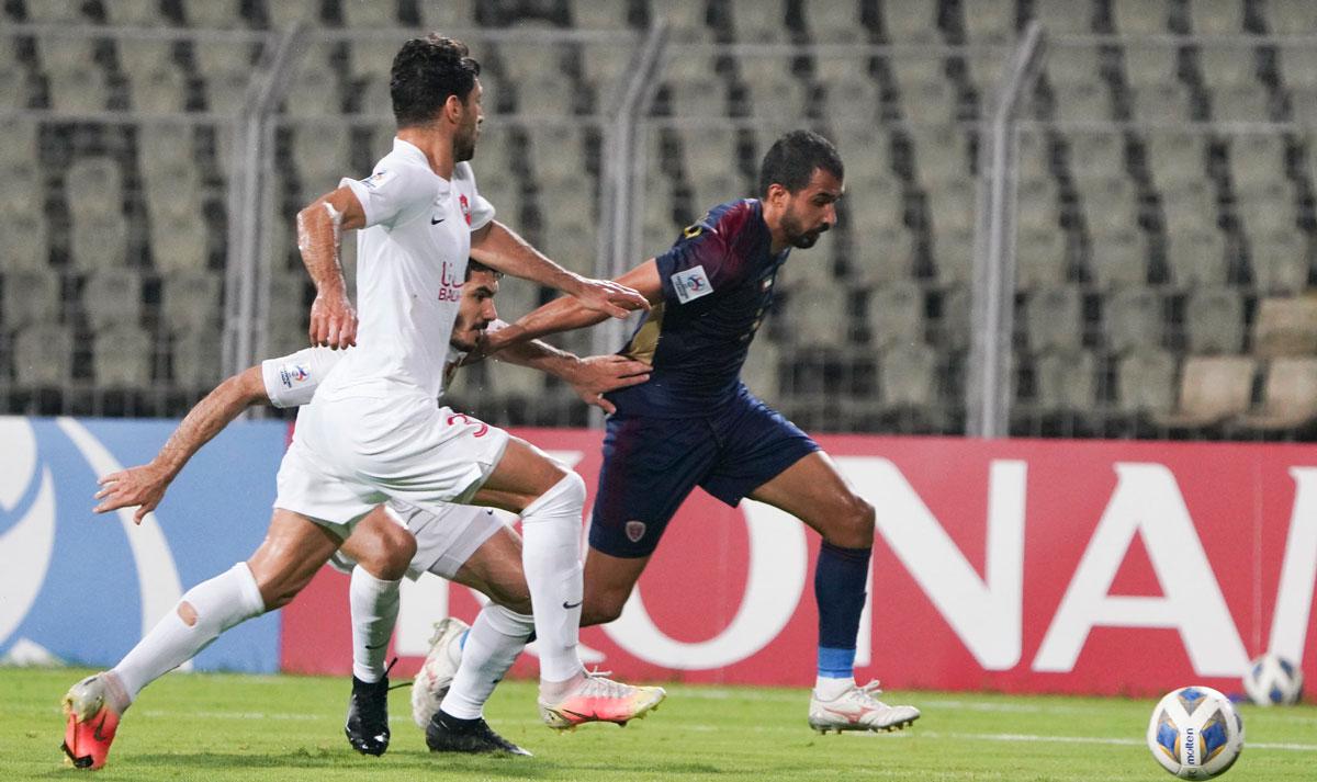  الفريق 'العنابي' من حسابه على تويتر