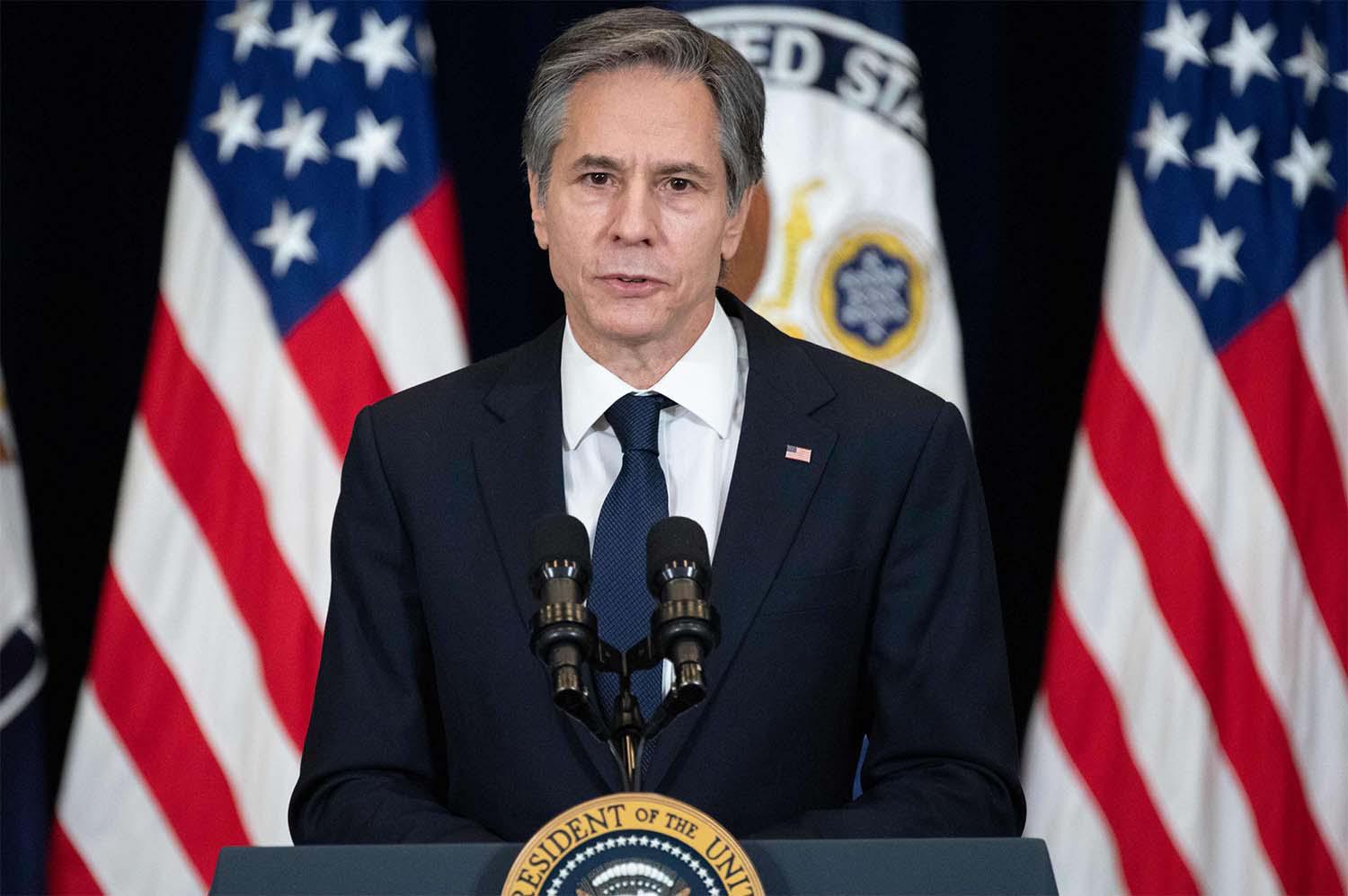 US Secretary of State Antony Blinken