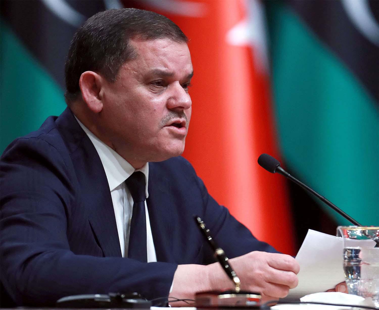 Libyan Government of National Unity Prime Minister Abdul Hamid Dbeibeh 