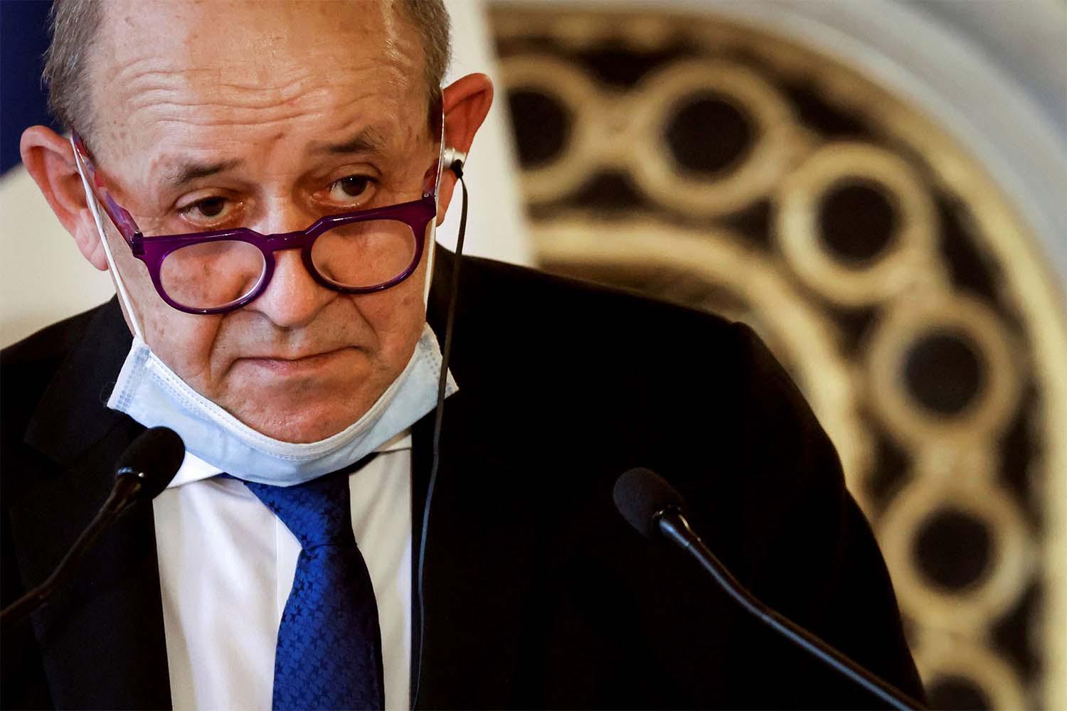 Foreign Affairs Minister Jean-Yves Le Drian 