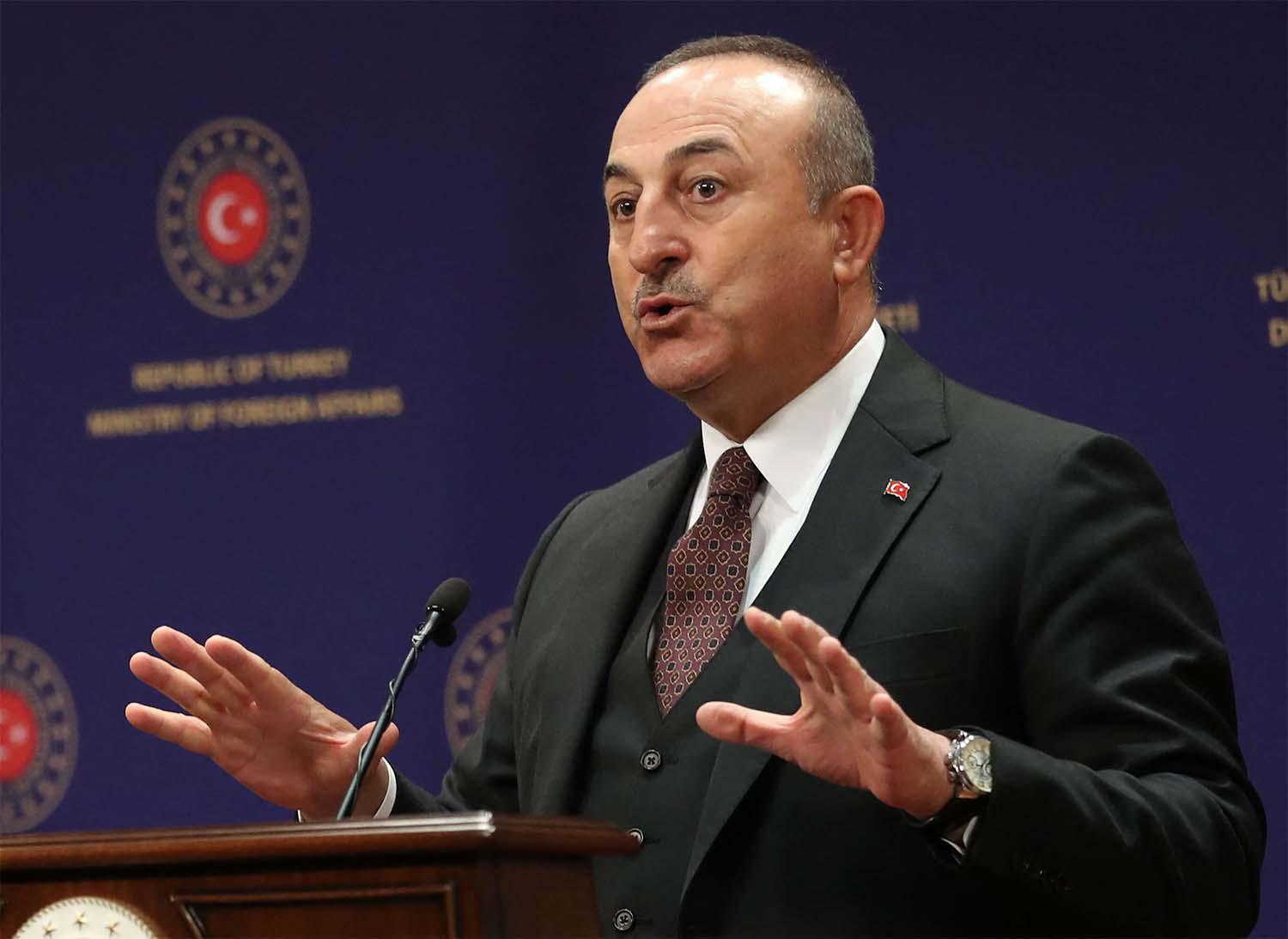 Turkish Foreign Minister Mevlut Cavusoglu 