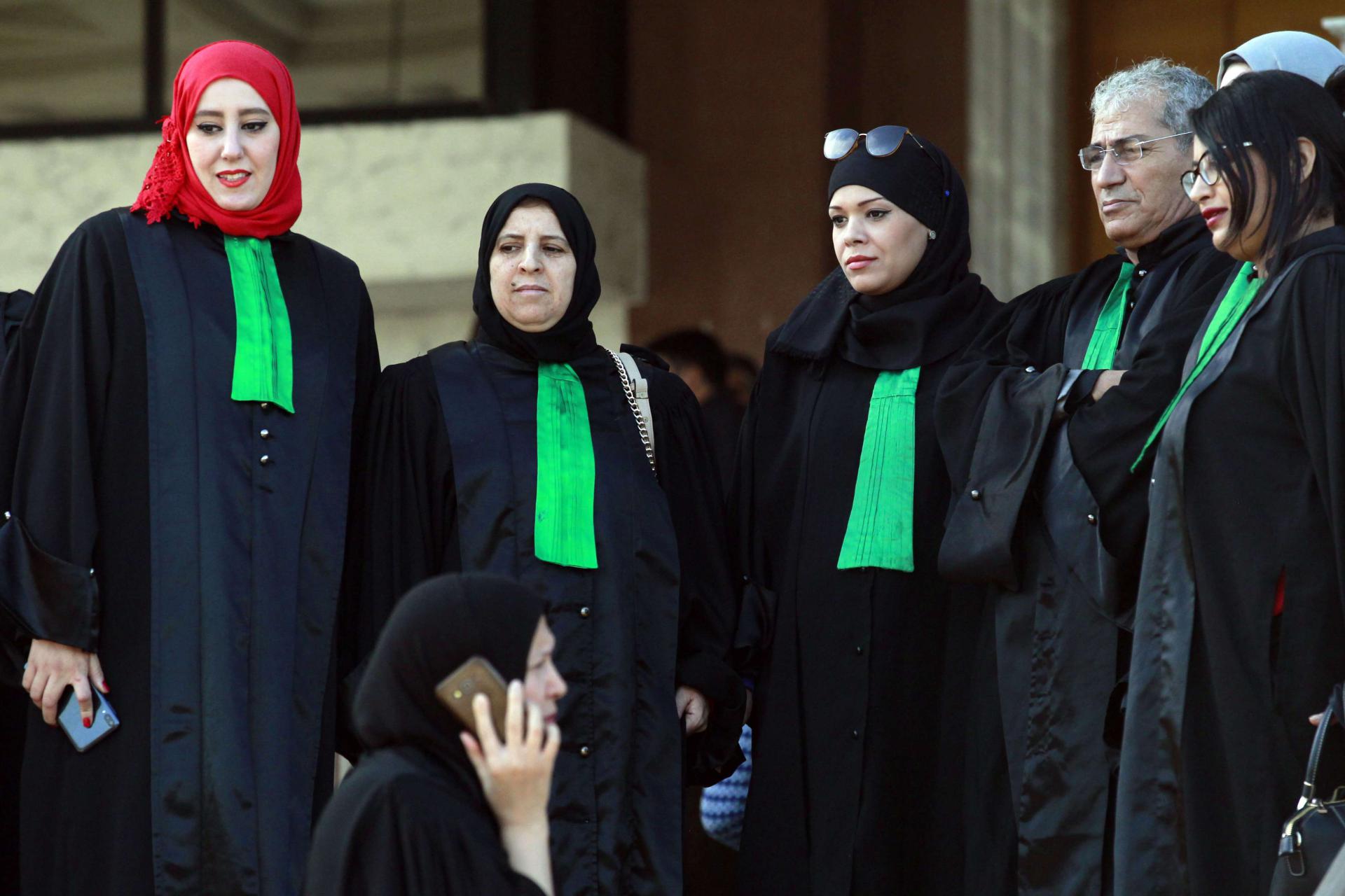 احتجاجات القضاة ترافق الحراك منذ بدايته