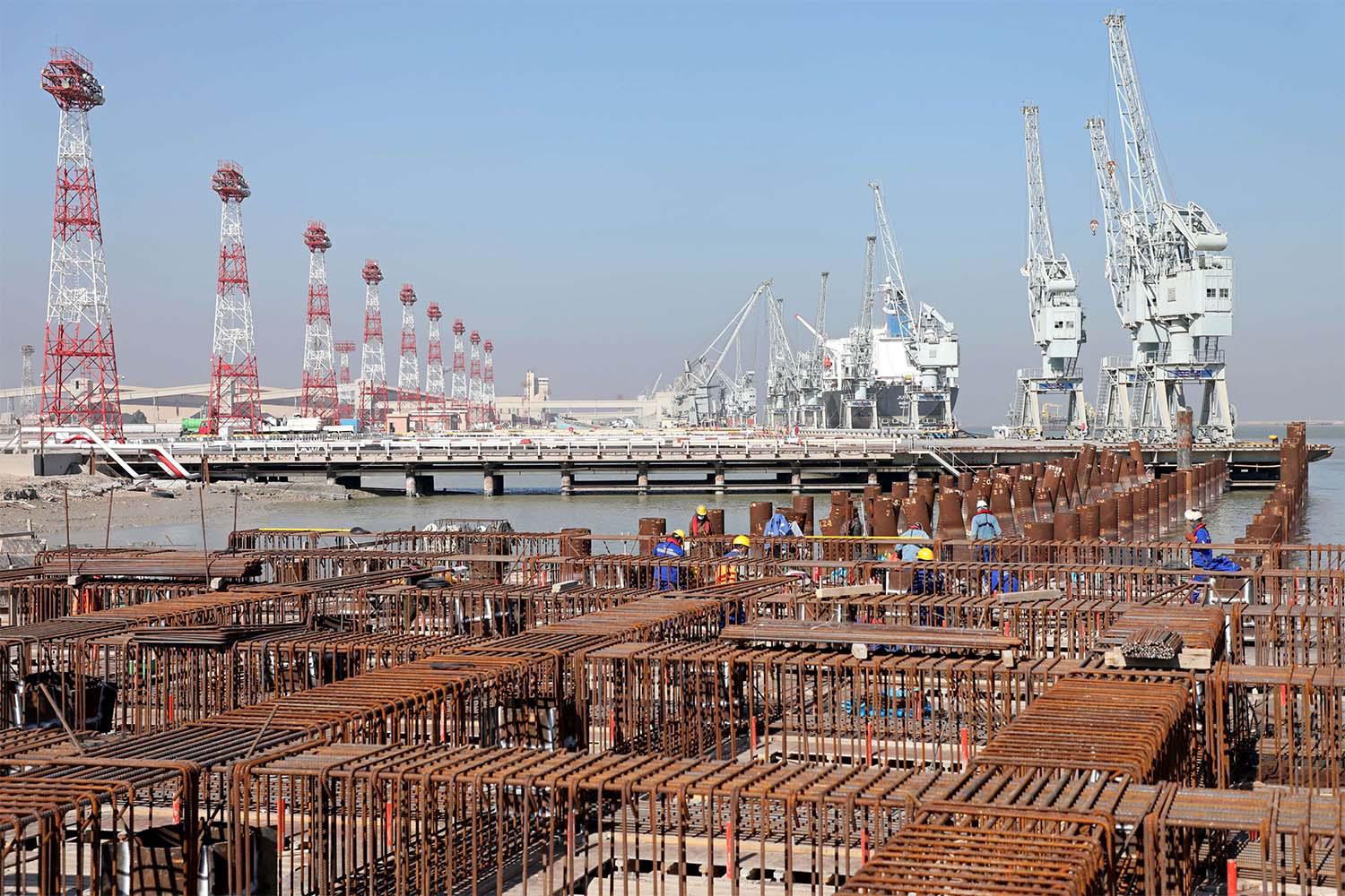 Khor Al Zubair Port near Basra