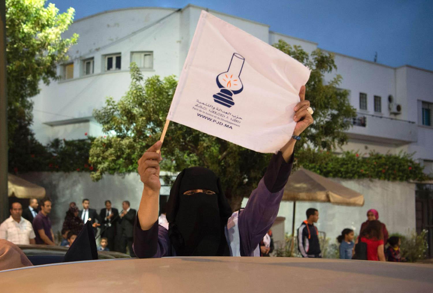 ناشطة مغربية من حزب العدالة والتنمية