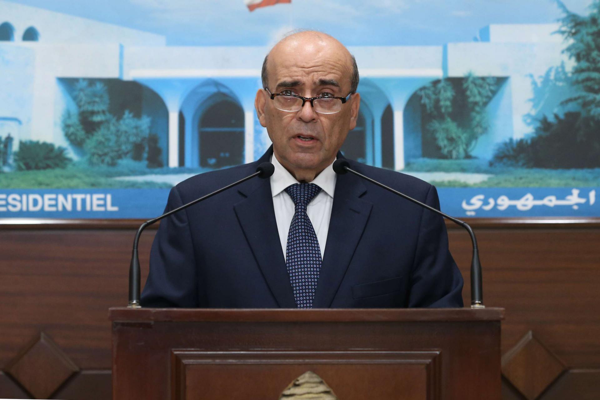 وزير الخارجية اللبناني شربل وهبة