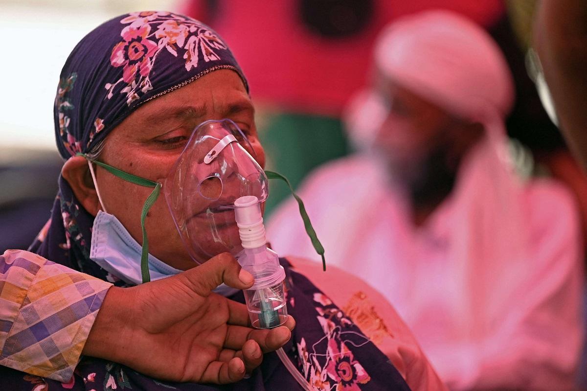 مريضة كورونا في الهند