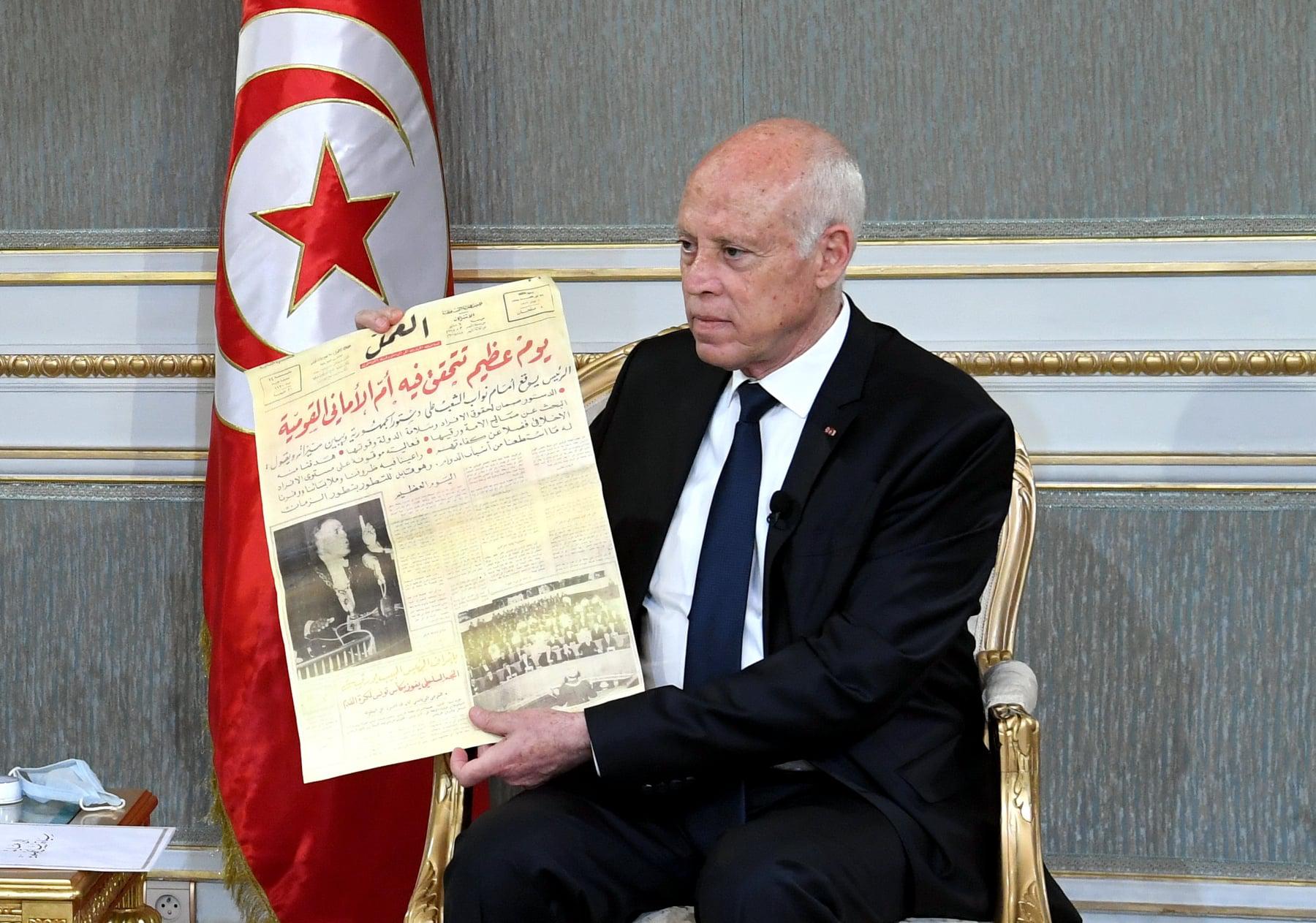 الرئيس التونسي قيس سعيد