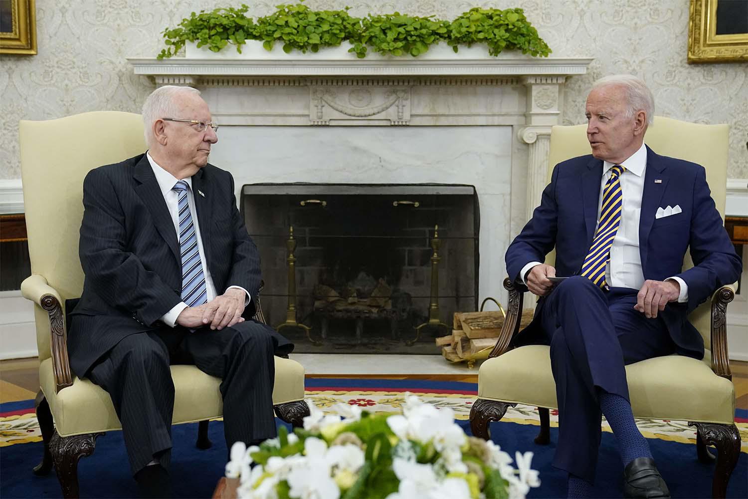 Biden underscored his support for continued normalization of relations between Israel and countries in the Arab and Muslim world 