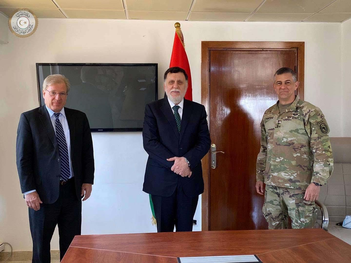 Special Envoy for Libya Richard Norland  (L)