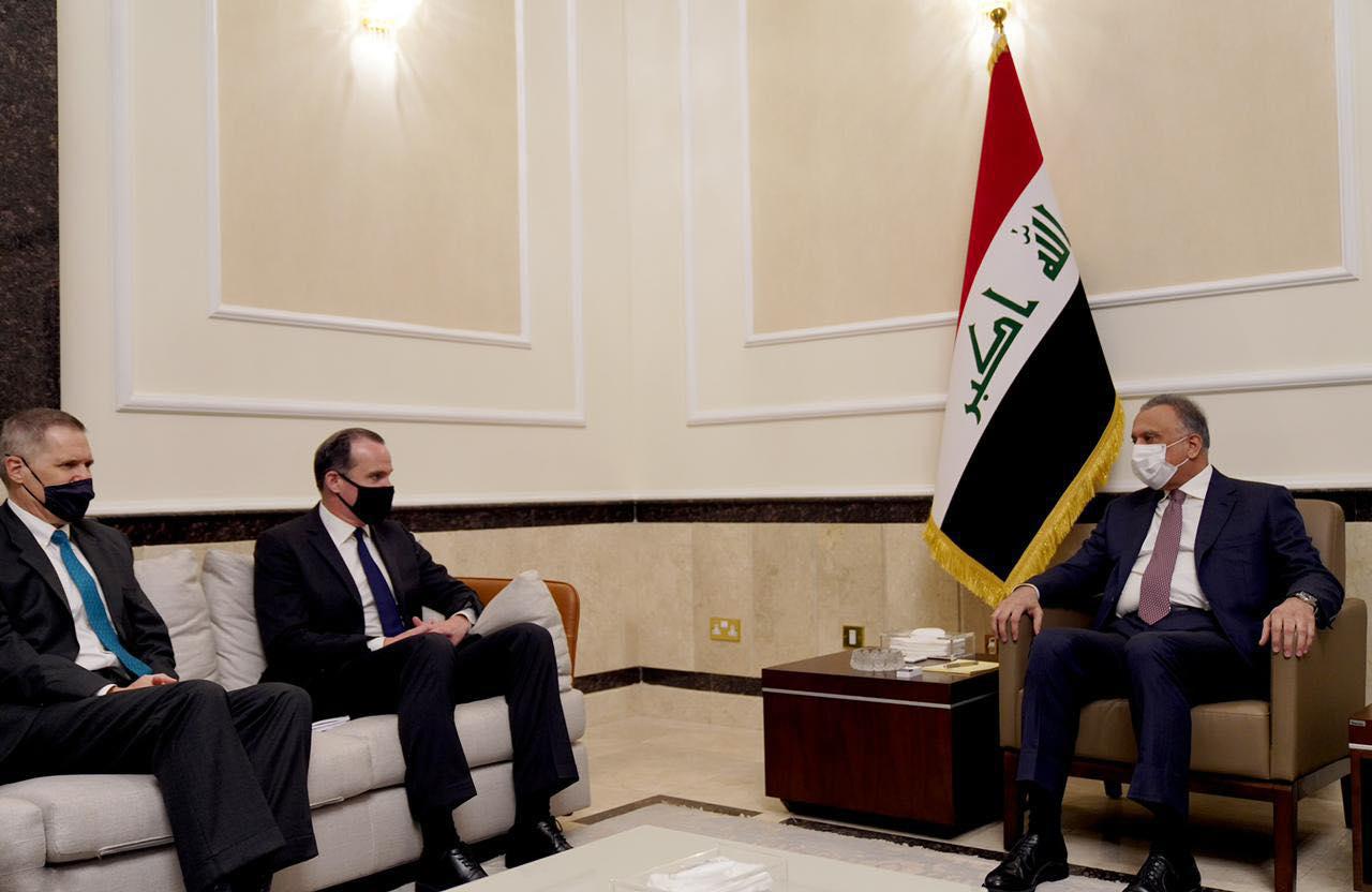 الكاظمي وماكغورك يبحثان الانسحاب الأميركي من العراق والتعاون الاستراتيجي بين البلدين