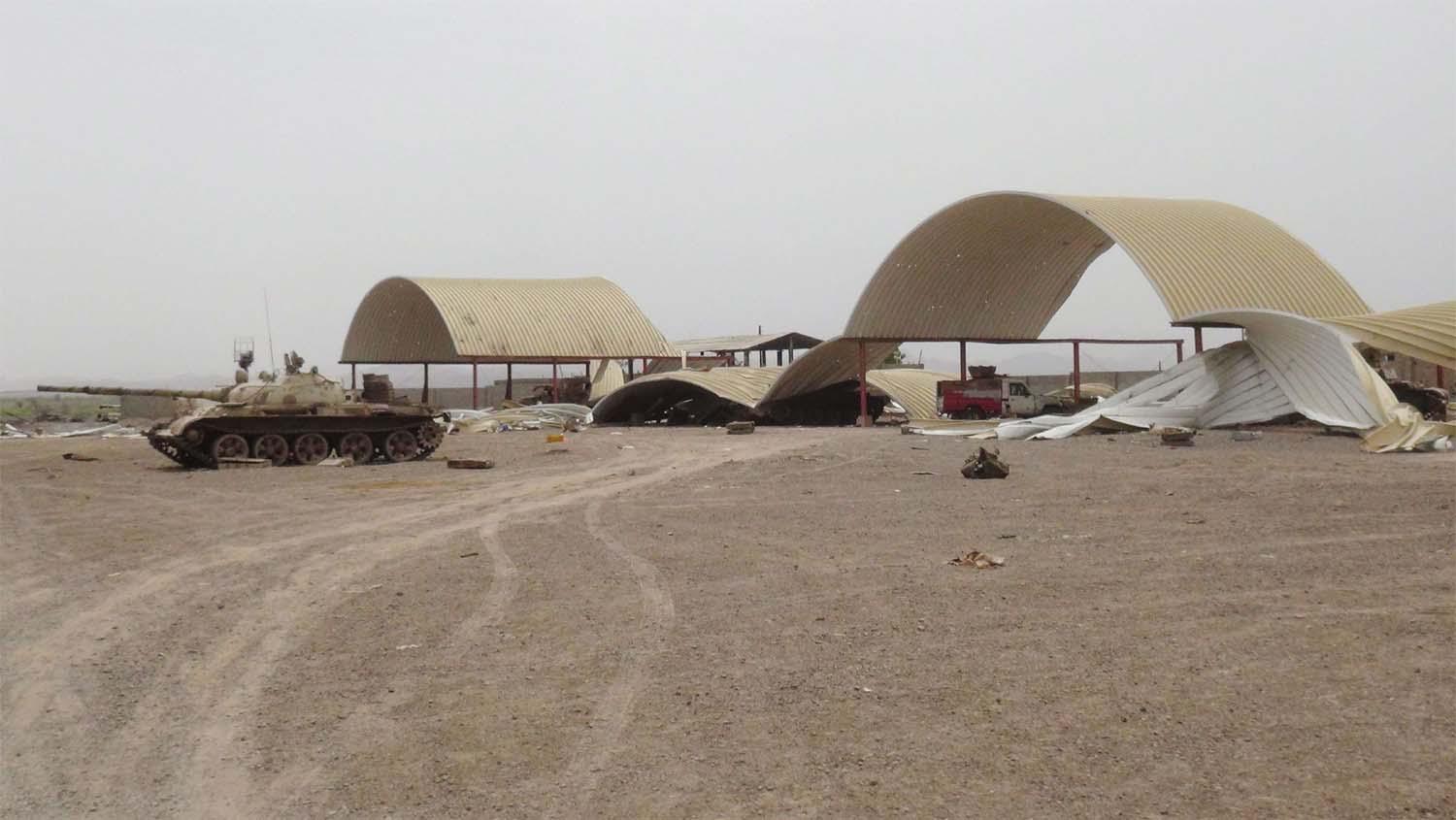 The Houthi rebels have carried out several attacks using armed drones and ballistic missiles on the al-Anad military base