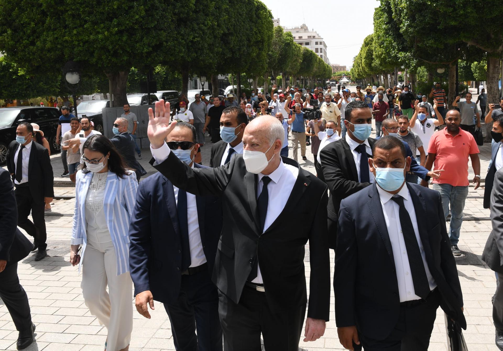 الرئيس التونسي قيس سعيد