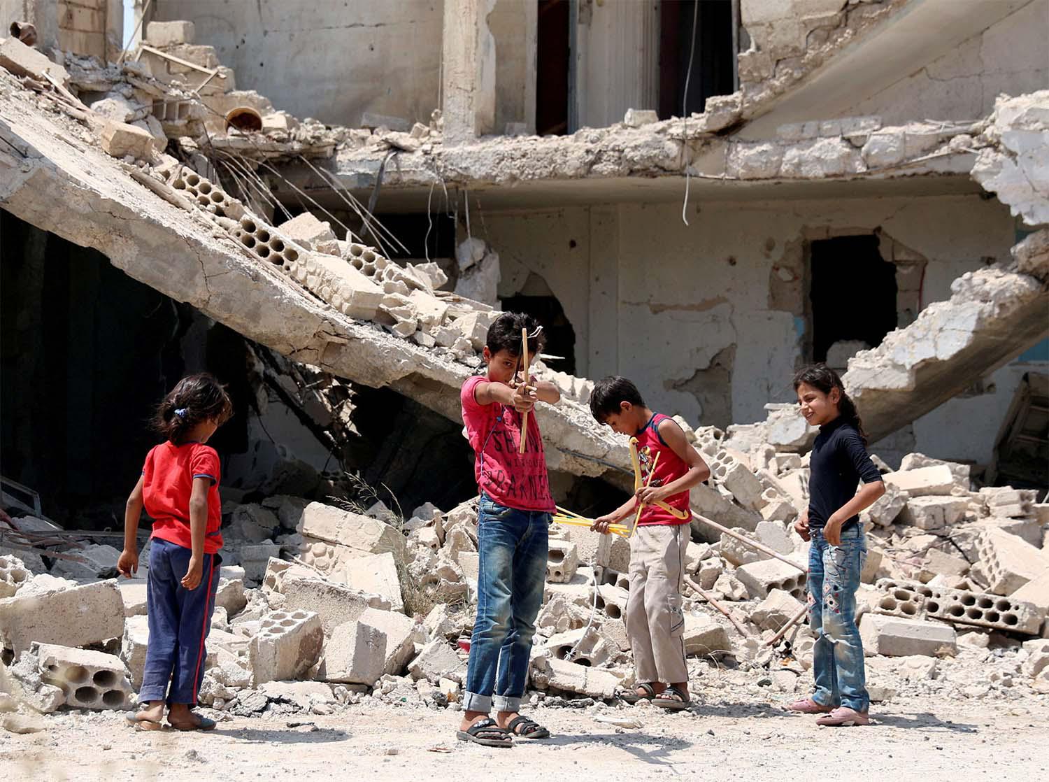 The western side of Deraa has been under a two-month siege 