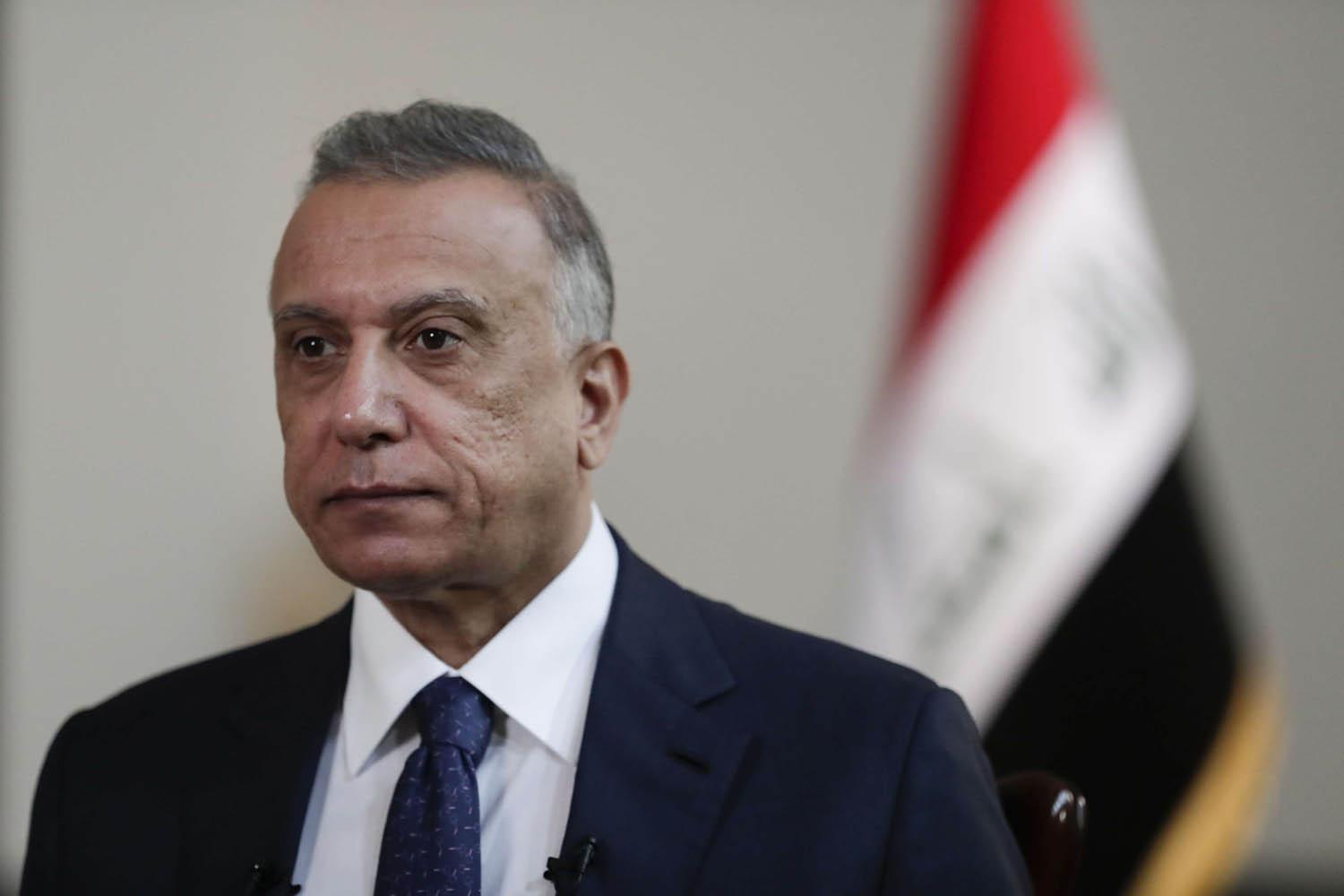 رئيس الوزراء العراقي مصطفى الكاظمي