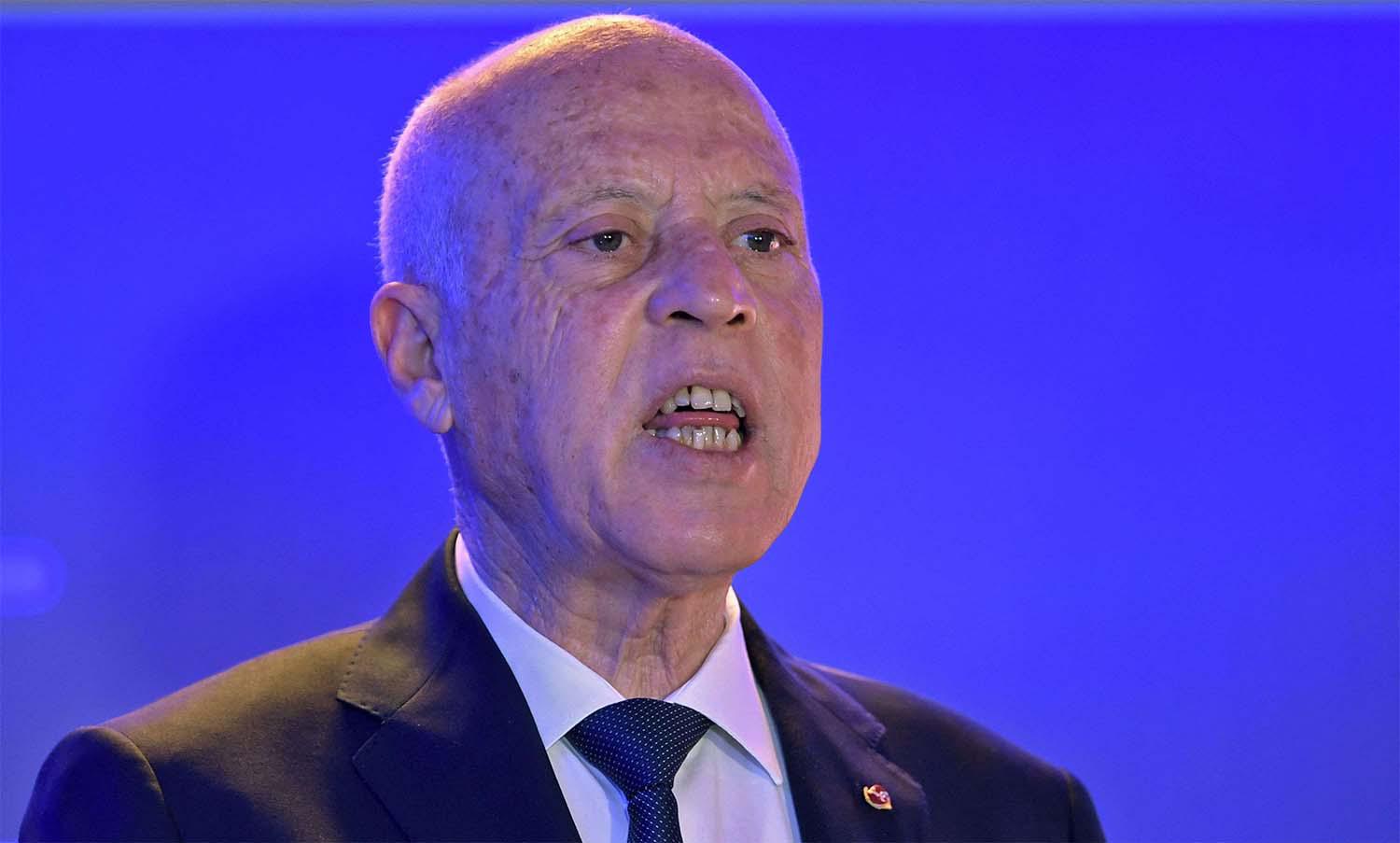 Tunisian President Kais Saied 