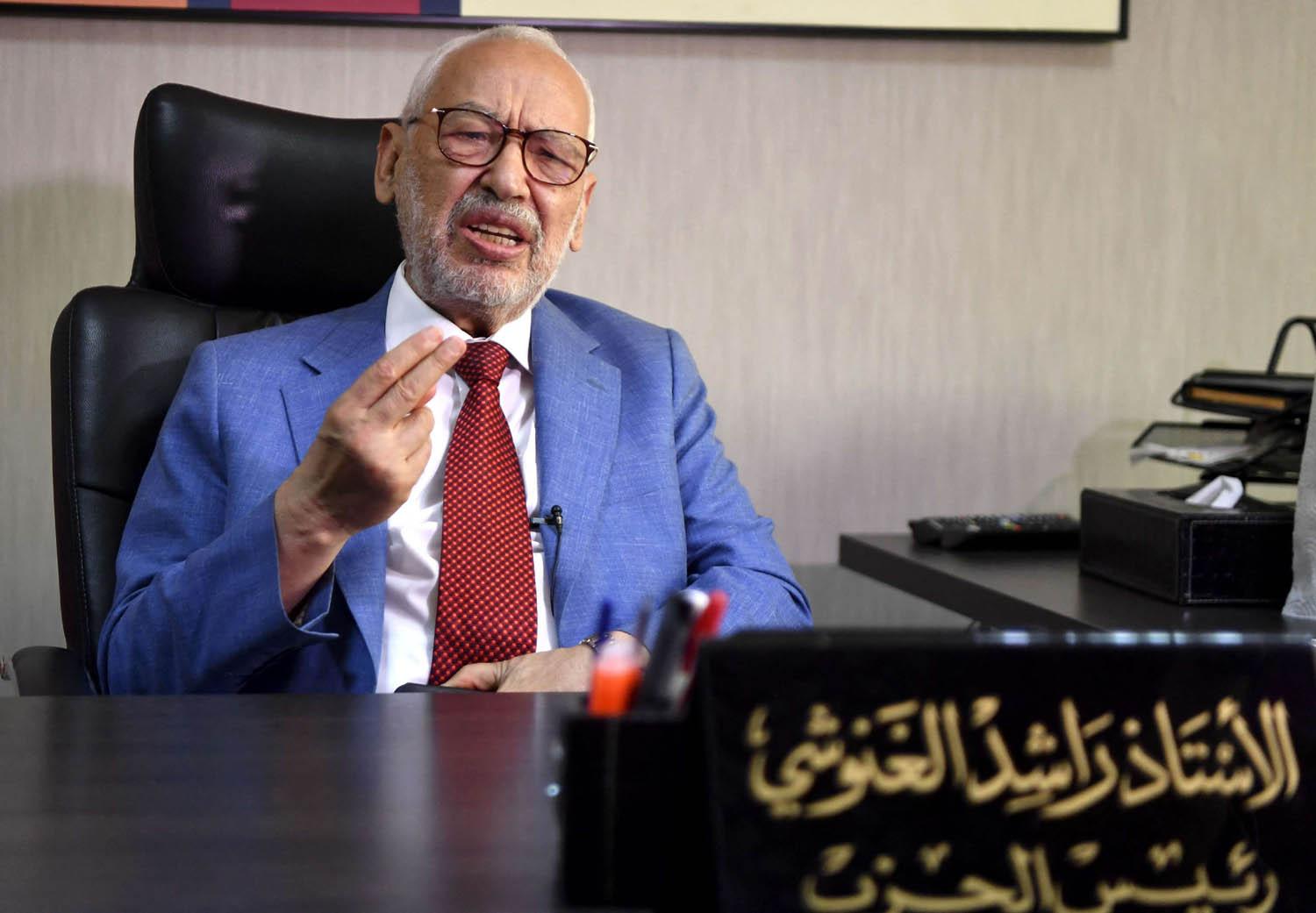 رئيس حركة النهضة راشد الغنوشي