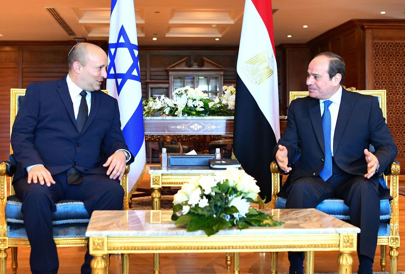 بينيت يلتقي السيسي بشرم الشيخ في أول زيارة هامة له
