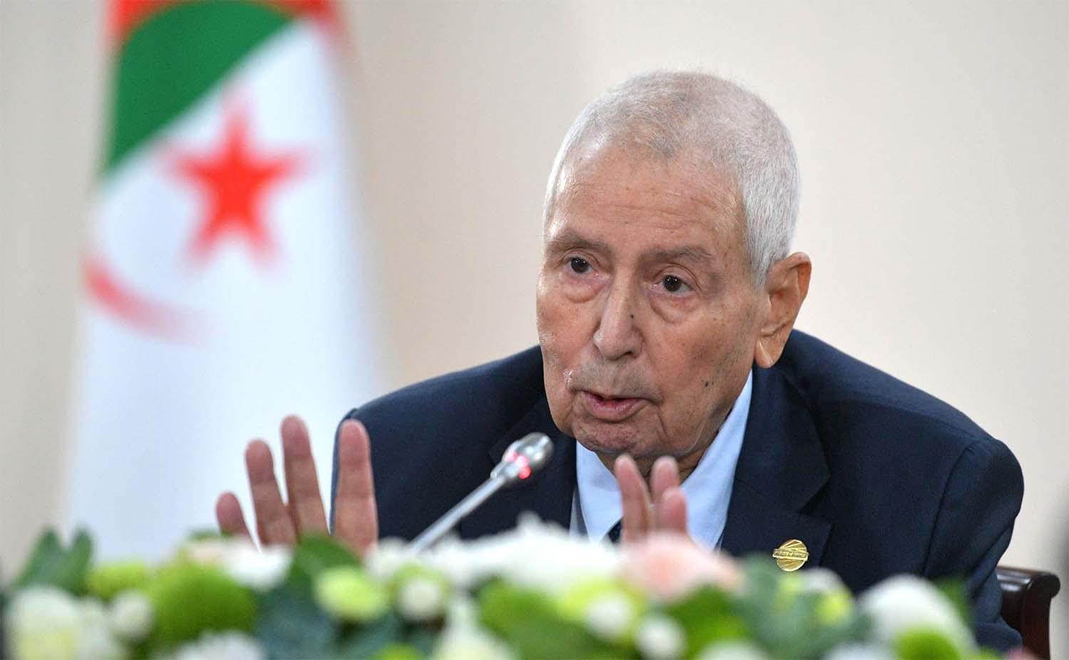Bensalah was named interim president after President Abdelaziz Bouteflika stepped down in April 2019 