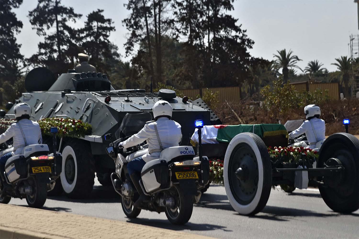 The cemetery in Algiers was closed to the public until Bouteflika was buried
