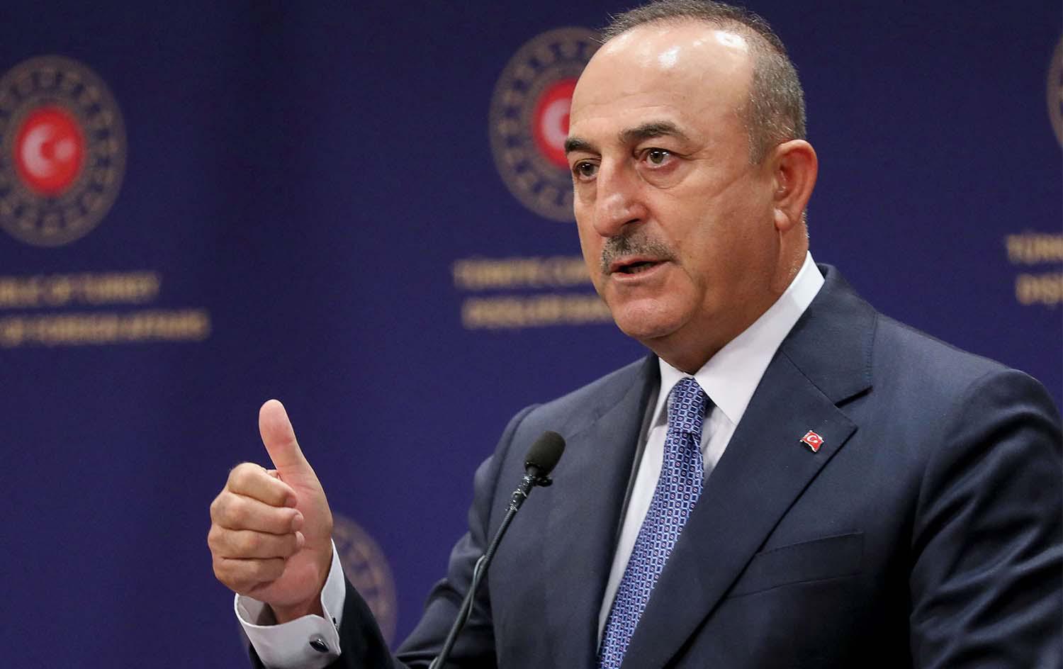Turkish Foreign Minister Mevlut Cavusoglu 