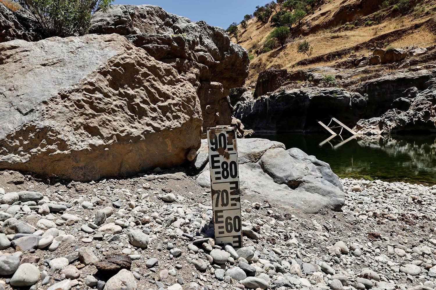 نهر سيروان العراقي في وضع خطير 