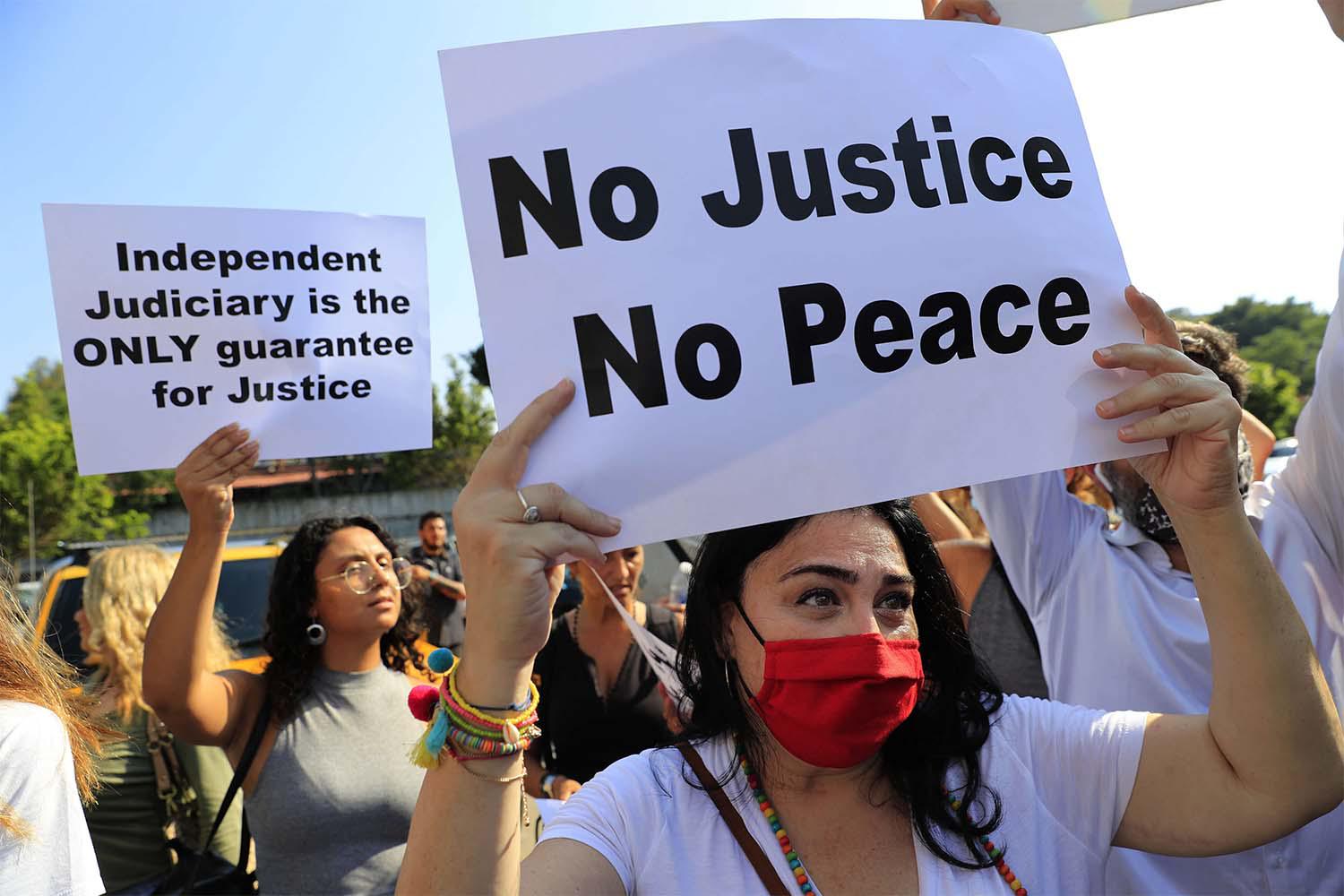 Lebanese President said the judicial probe into Beirut port blast should continue
