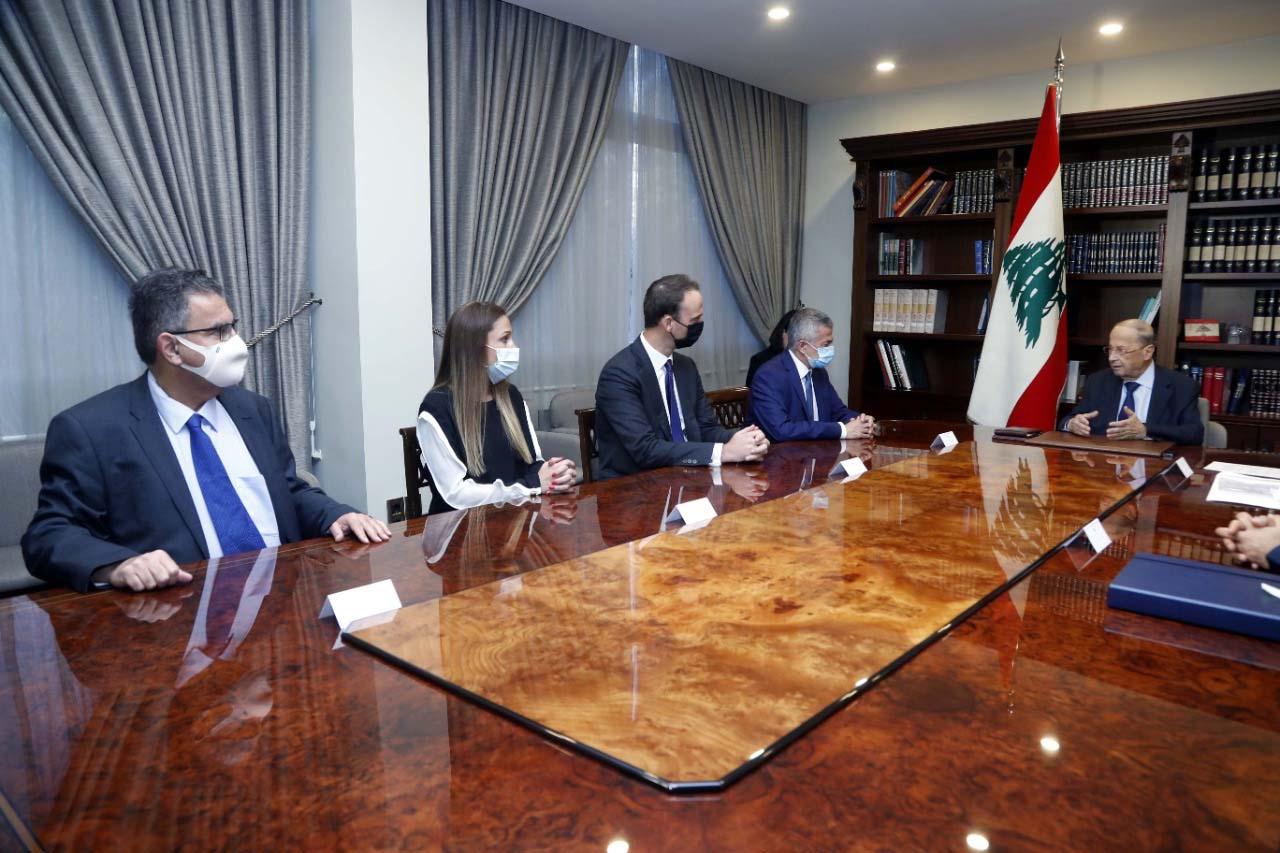 Aoun said work was under way to start negotiations with the IMF for a programme to rescue Lebanon from its economic meltdown