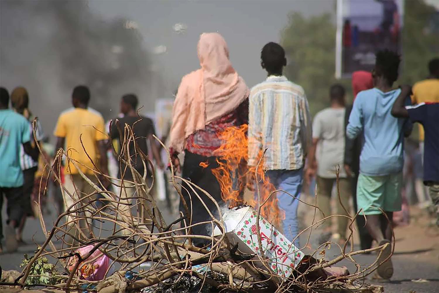 Protests against the military coup continue across Sudan