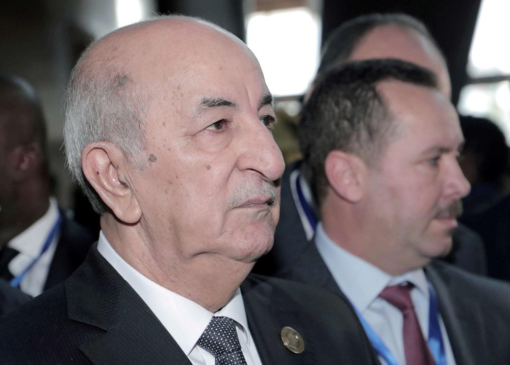 الرئيس الجزائري عبدالمجيد تبون