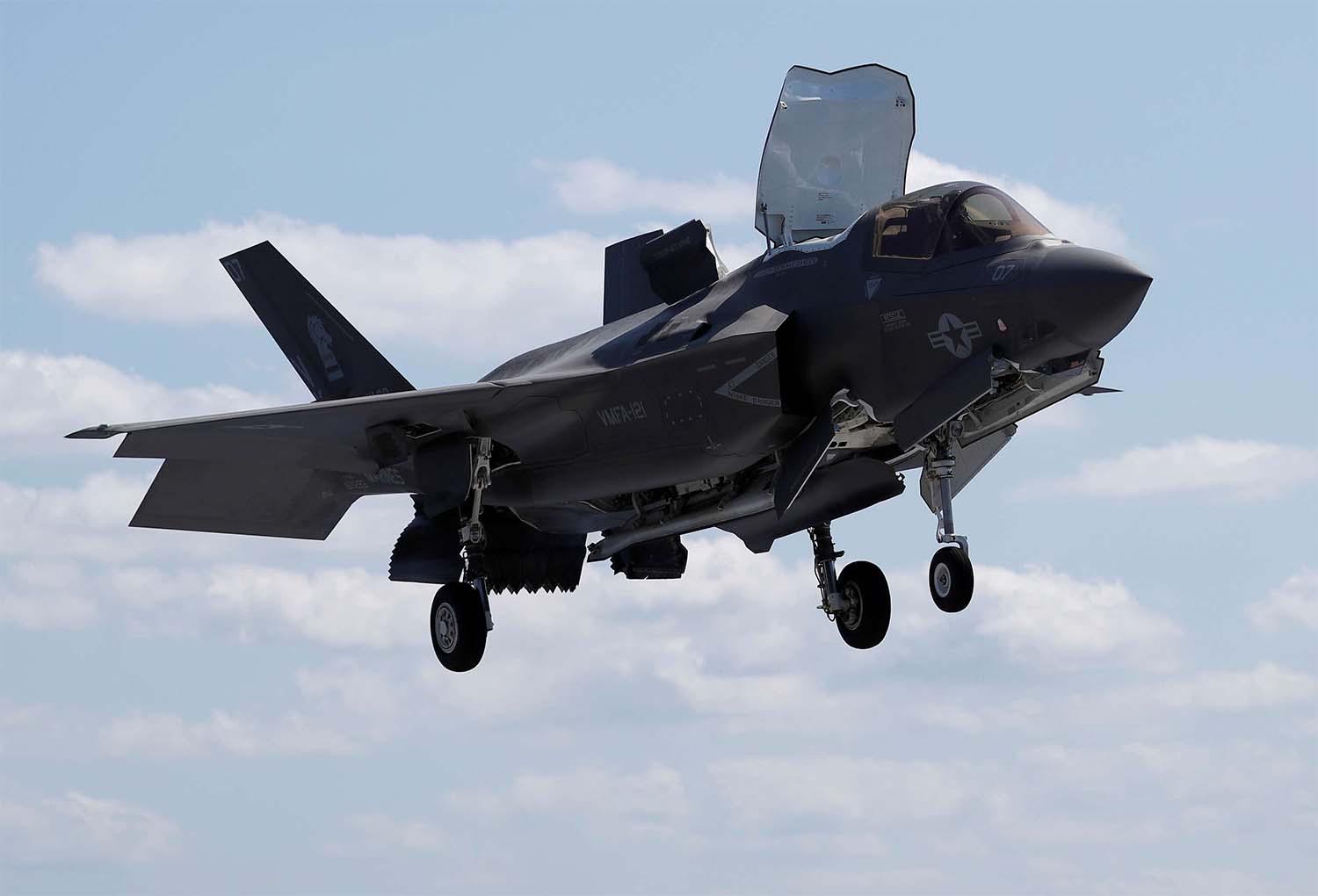 The proposed sale of 50 F-35s came at the end of President Donald Trump's administration