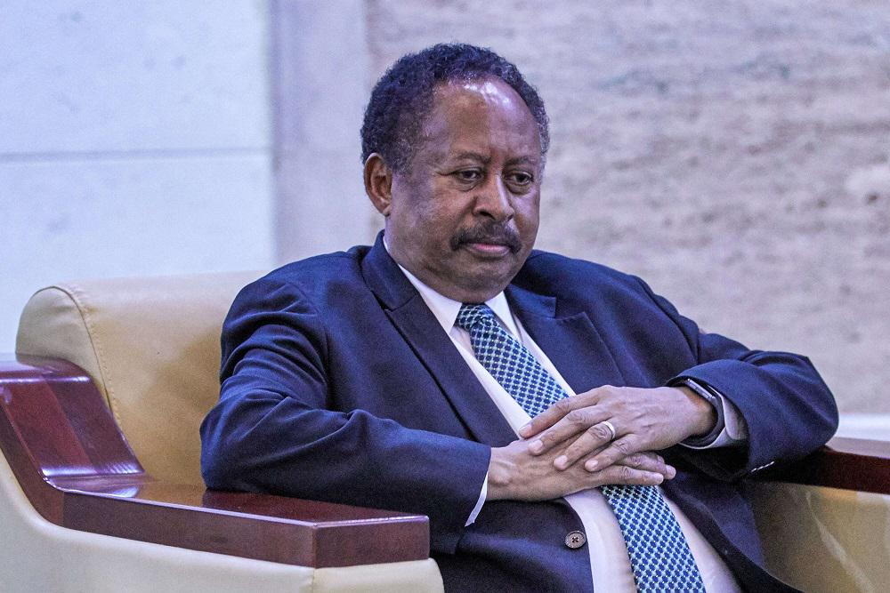 رئيس الوزراء السوداني المقال عبدالله حمدوك 