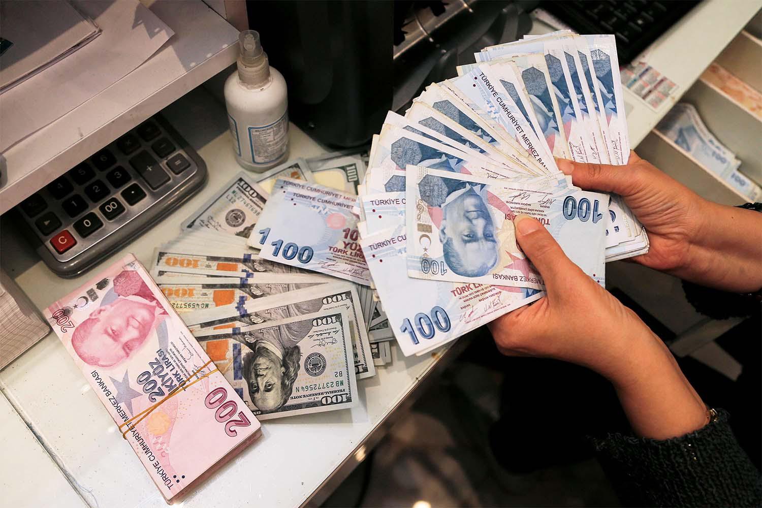 The Turkish lira has lost 40% of its value this year