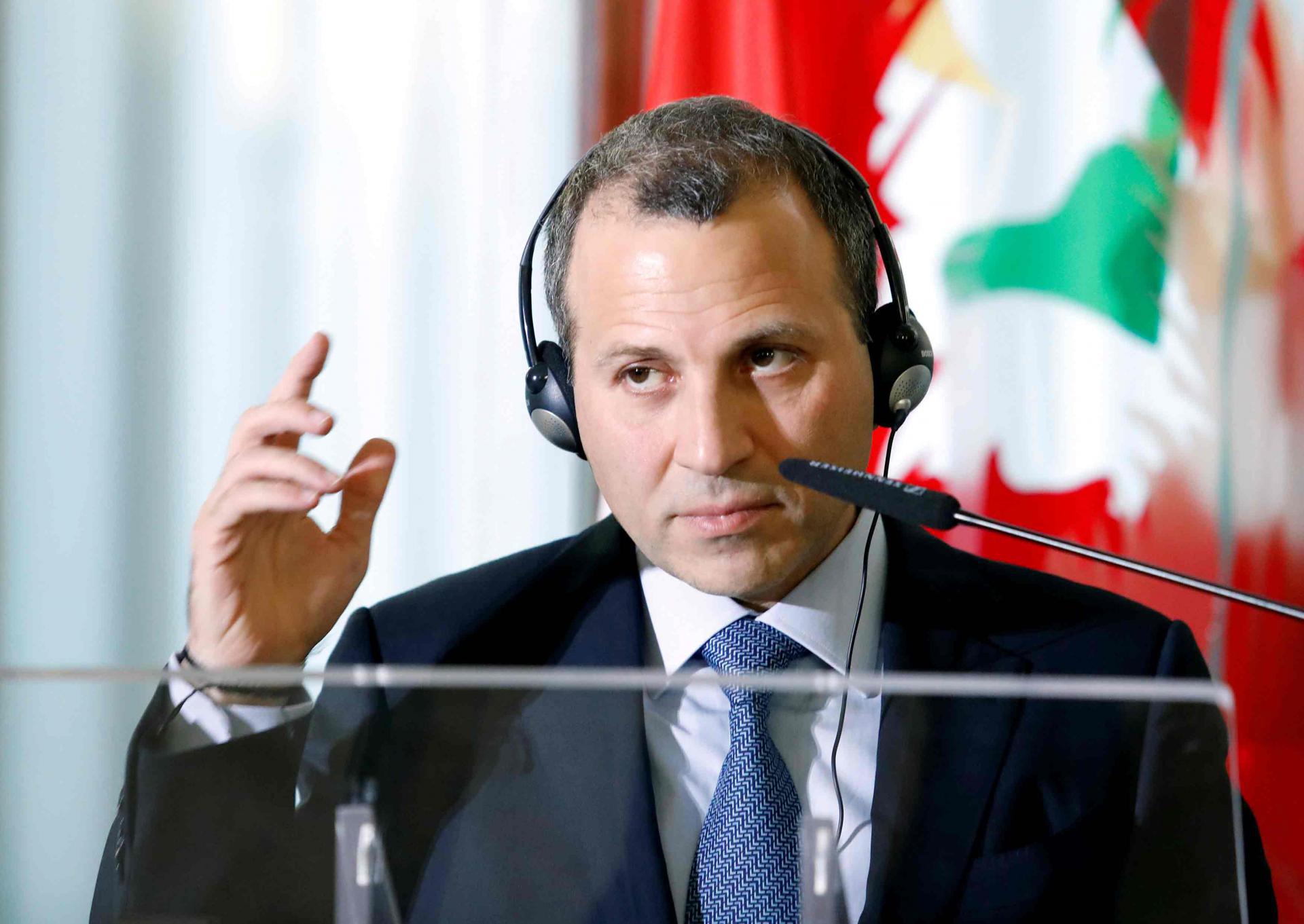 جبران باسيل زعيم التيار الوطني الحر
