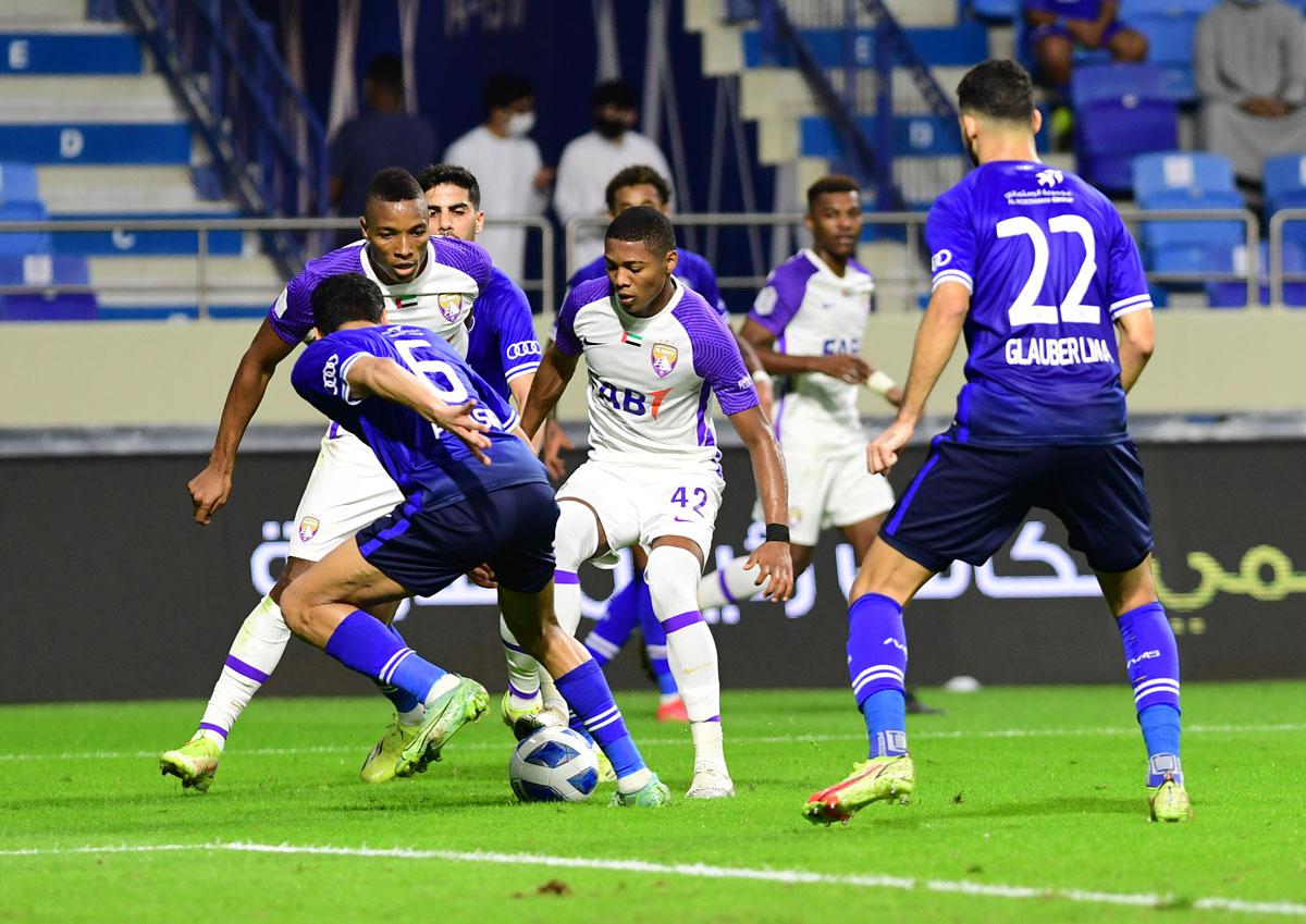 فريق العين يتخطى مضيفه النصر بشق النفس بهدف للبرازيلي بيريرا