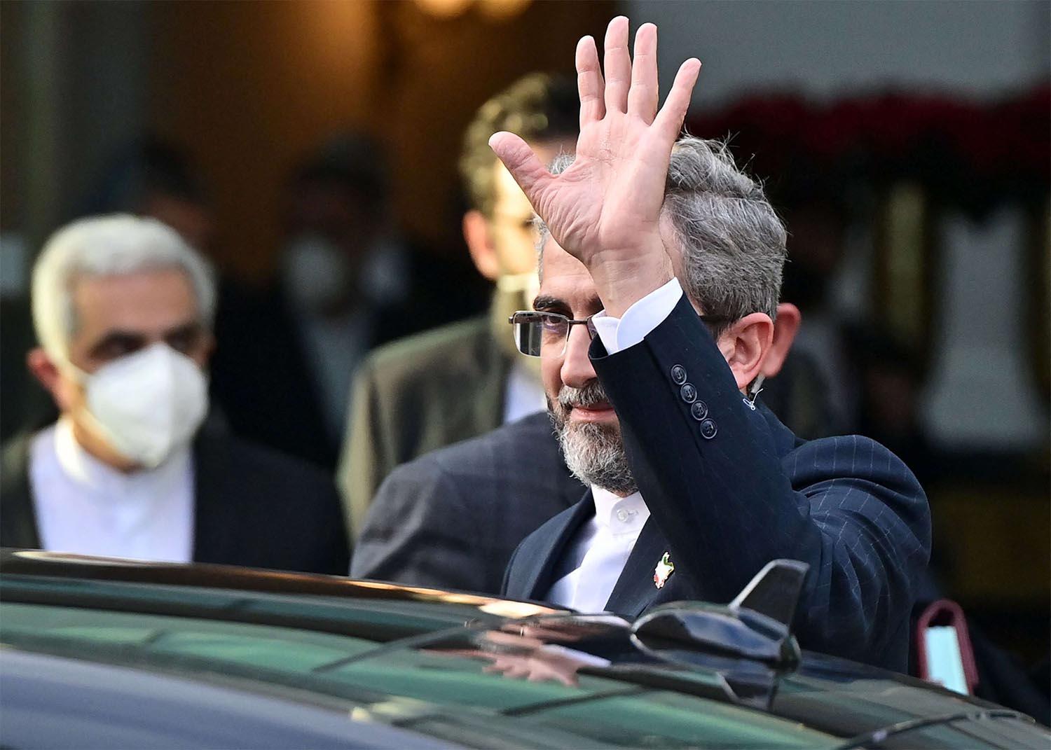Iran's chief nuclear negotiator Ali Bagheri Kani 