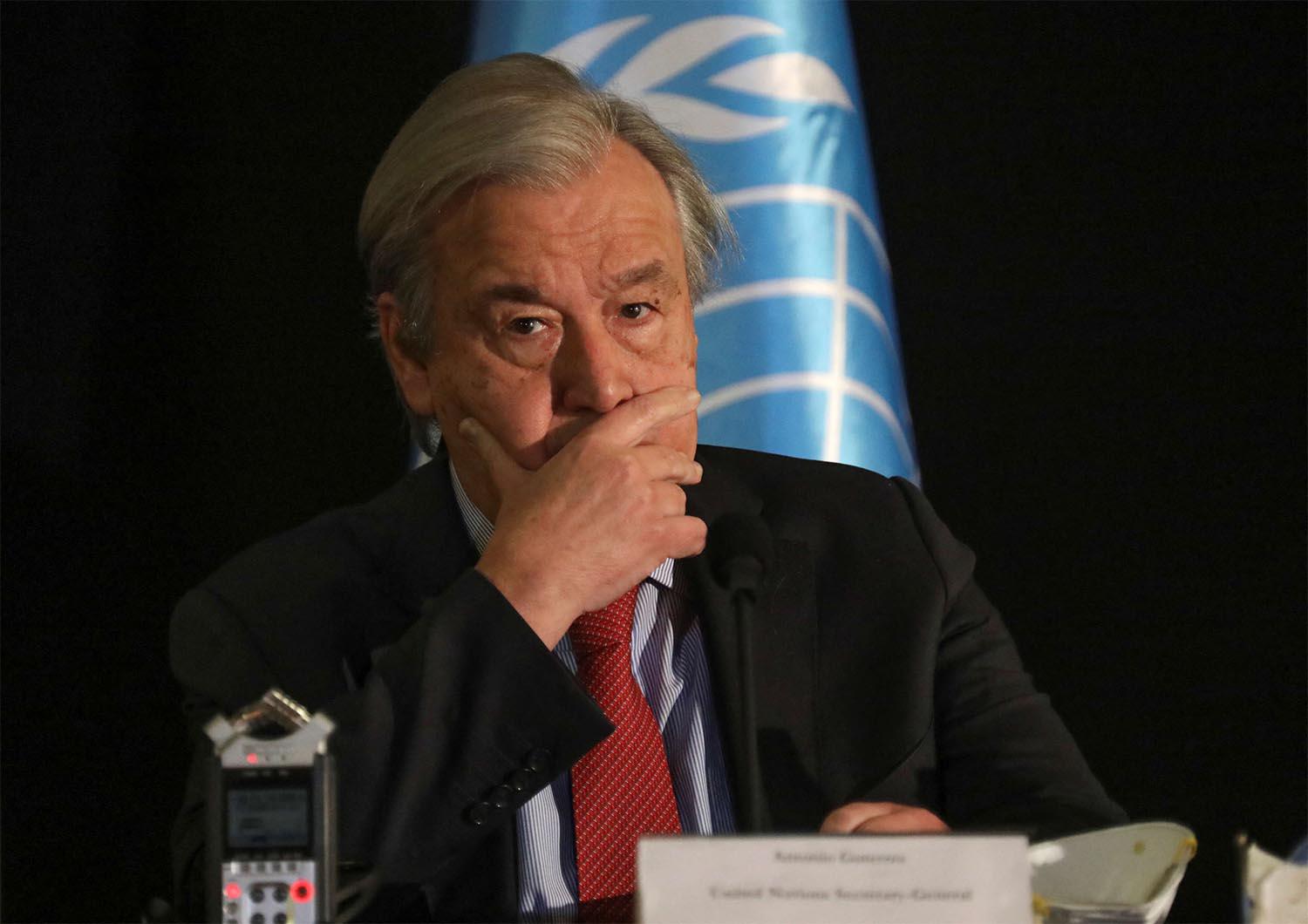 UN Secretary-General Antonio Guterres 