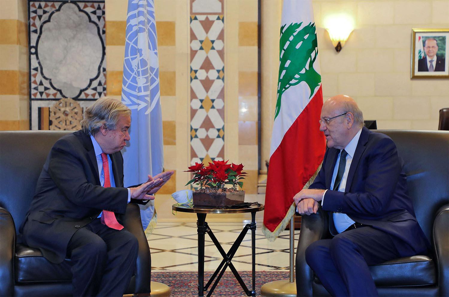 Mikati acknowledged he was trying to reconvene the cabinet